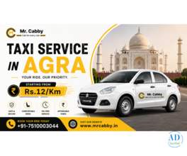 Book Cab Service in Agra for Daily Travel - Mr. Cabby