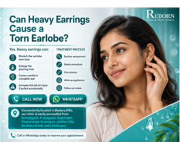 Torn Earlobe Repair Treatment in Banjara Hills, Hyderabad