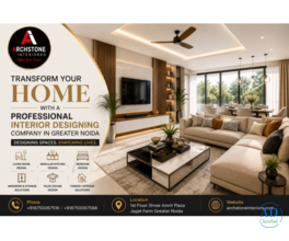 Transform Your Home with a Professional Interior Designing Company in Greater Noida