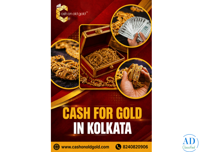 Cash for Gold in Kolkata – Get the Best Value for Your Old Gold