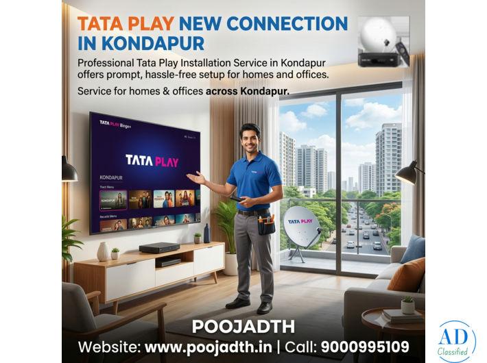 Tata Play New Connection in Kondapur