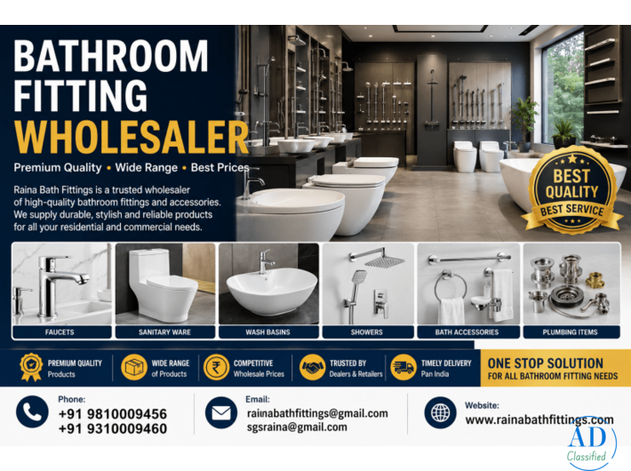 Best Bathroom Fitting Wholesaler for Quality Products