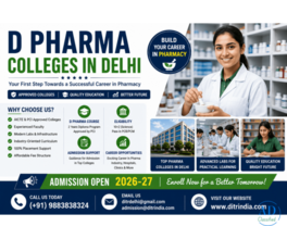 D Pharma Colleges in Delhi – Course & Admission Information