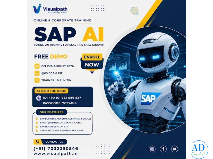 Join SAP AI Online Training Free Live Demo on August 15th