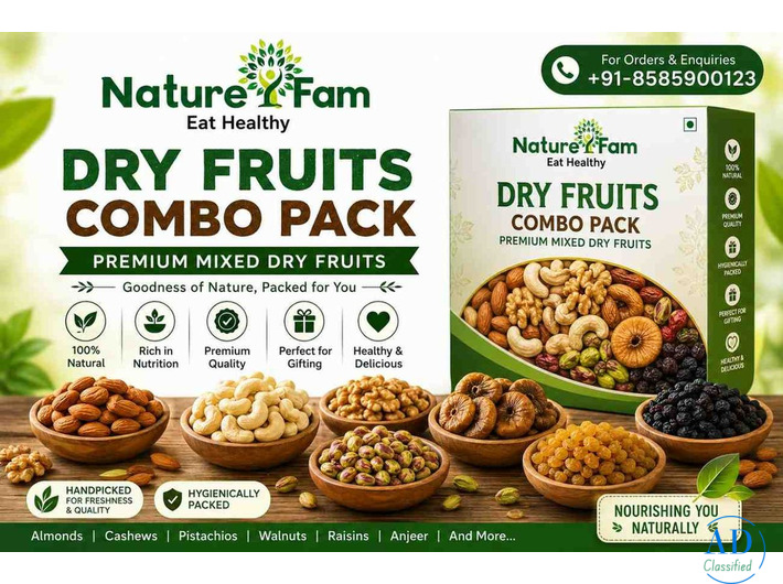 Naturefam Dry Fruits Combo Pack – Premium Dry Fruits