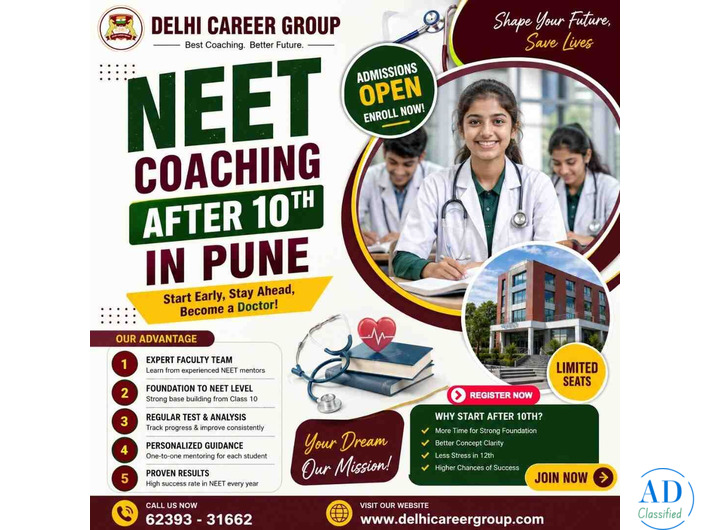 NEET Coaching after 10th in Pune