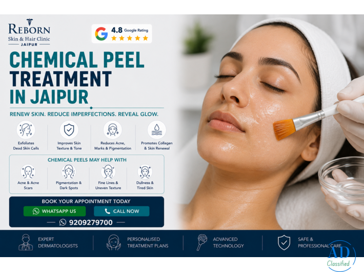 Chemical Peeling Treatment in Jaipur for Acne Marks
