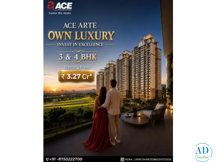 ACE Arte – Premium Homes in Sector 150, Noida