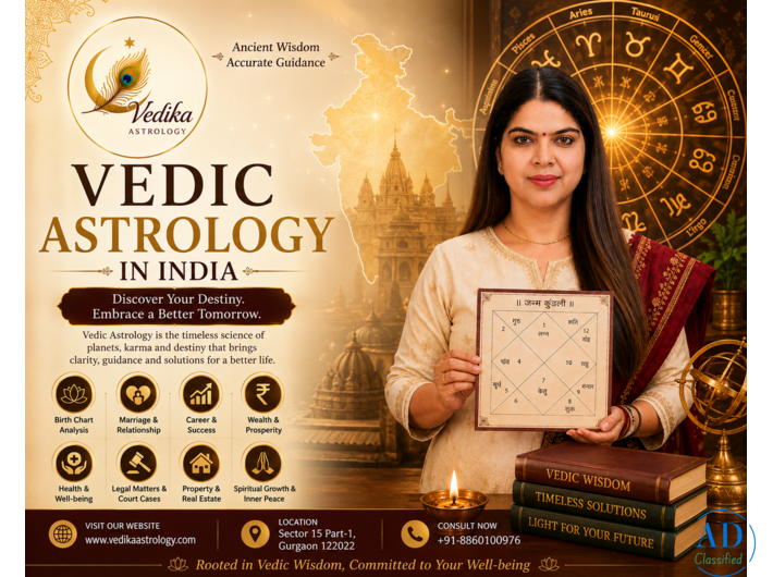 Vedic Astrology in India for Personalised Life Guidance | Vedika Astrology