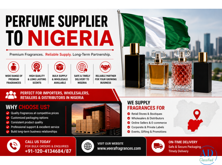 Perfume Supplier to Nigeria for Business
