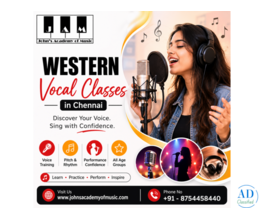 Western Vocal Classes in Chennai for Confident and Expressive Singing