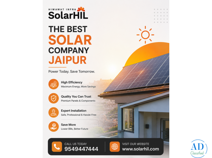 Best Solar Company in Jaipur – SolarHIL