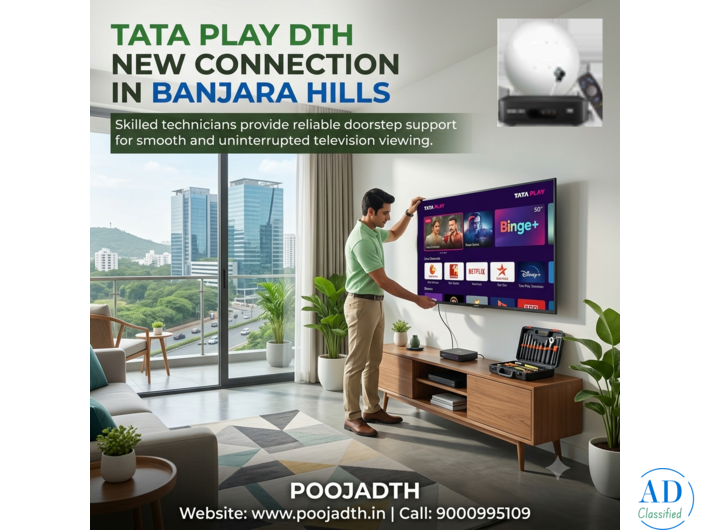 Tata Play DTH New Connection in Banjara Hills