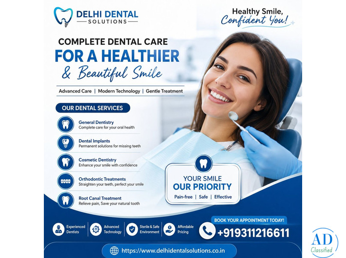 Best Dental Clinic in Delhi | Kamniyata Dental Solutions