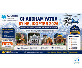 Chardham Yatra by Helicopter   with Complete Tour Package, Cost and Booking
