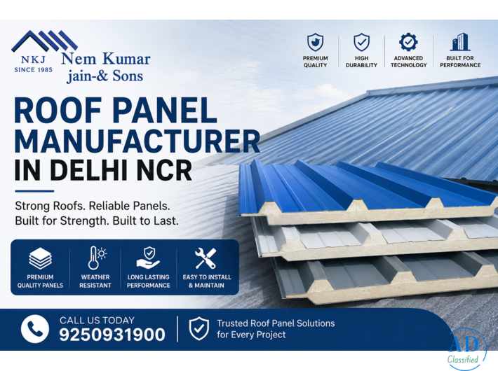 Roof Panel Manufacturer in Delhi NCR – Nem Kumar Jain & Sons