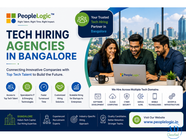 Tech Hiring Agencies in Bangalore for Skilled Technology Talent