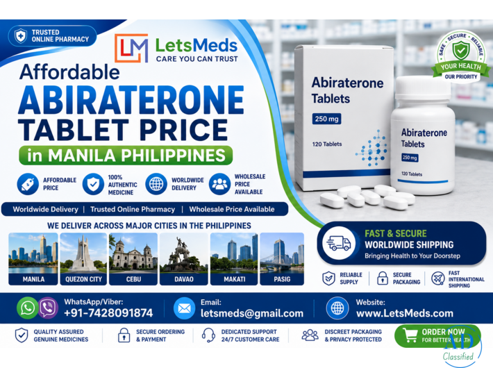 Abiraterone Tablet Online Manila at Lower Cost in Philippines