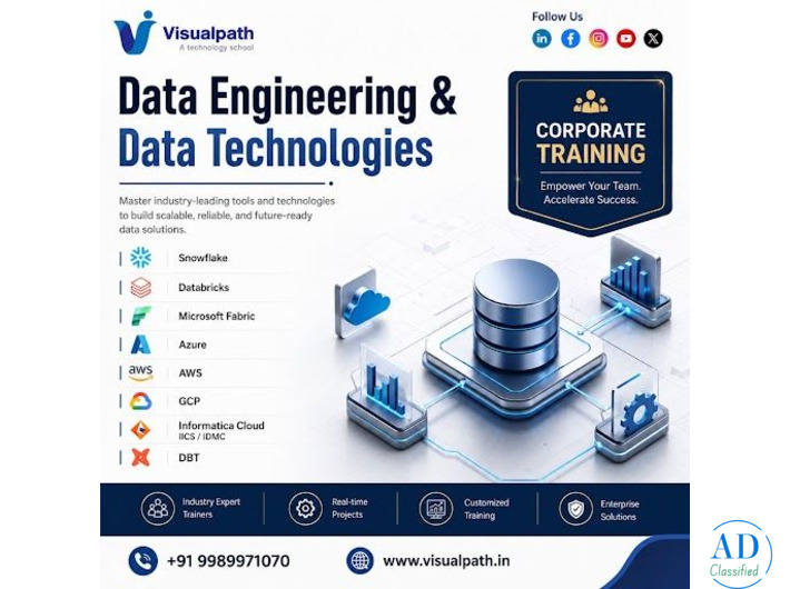 Visualpath Corporate Online Training for Data Technologies