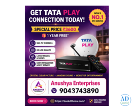 Tata Play New Connection in Tindivanam | Villupuram – Book Now