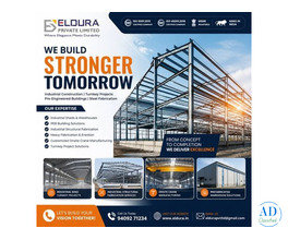 Best Industrial Construction Company in Ahmedabad, India | Eldura | PEB Shed Manufacturers