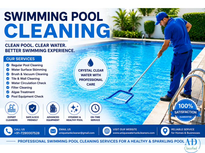 Swimming Pool Cleaning – Expert Pool Maintenance Services