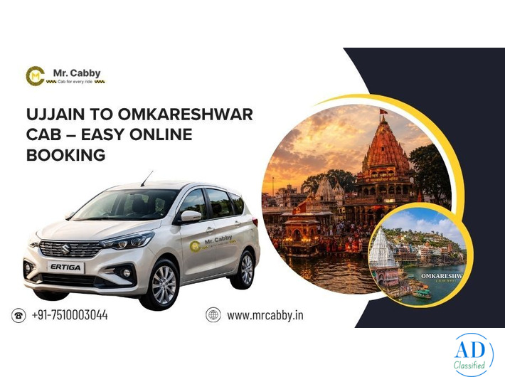 Ujjain to Omkareshwar Cab – Reliable Cab Booking for Temple Tours