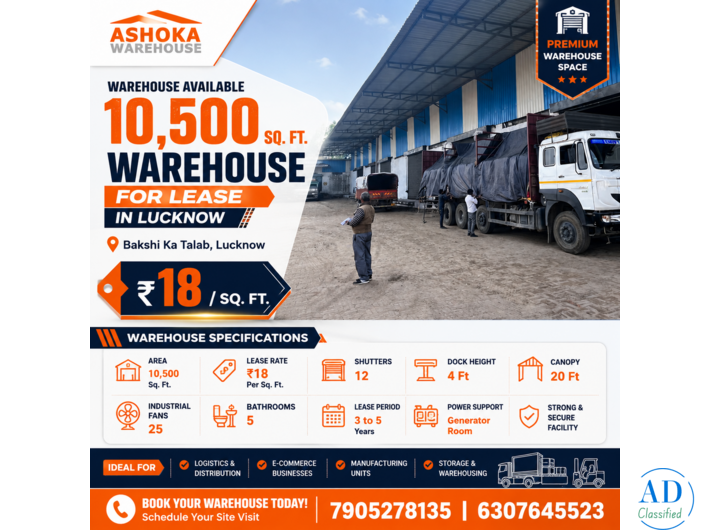 Industrial Warehouse for Lease in Lucknow | Sitapur Road NH-24