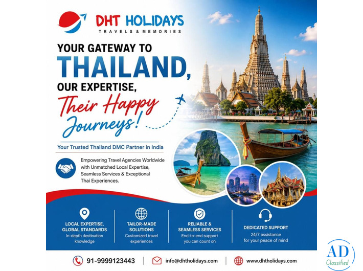 Best Thailand DMC In India - DHT Holidays