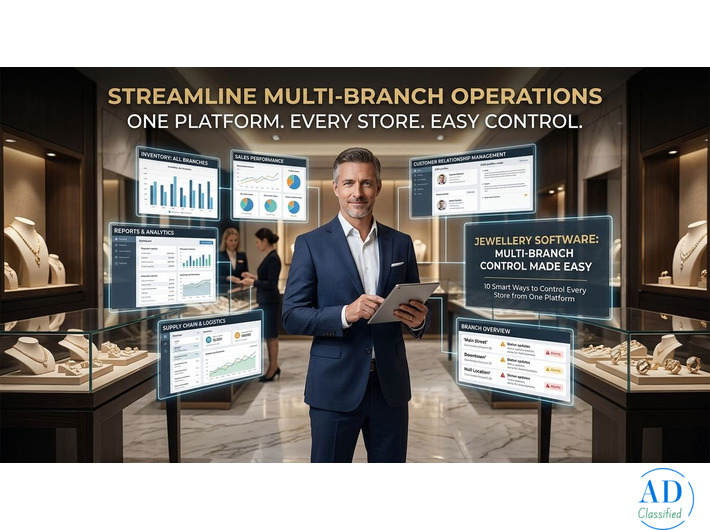 Jewellery Software for Multi-Branch Management Made Easy: Every Store from One Platform | Logiology