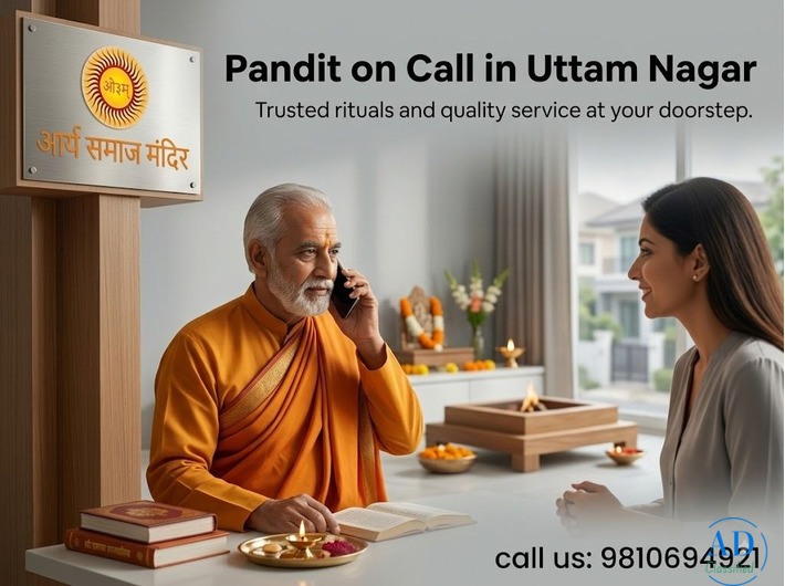 Pandit on Call in Uttam Nagar – Puja Services at Your Doorstep
