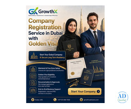 Company Registration Service in Dubai with Golden Visa
