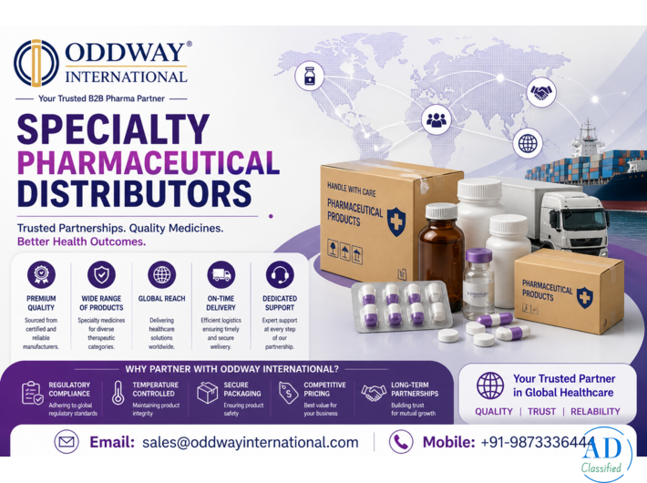 Specialty Pharmaceutical Distributors USA: Export Ready — Oddway Supply
