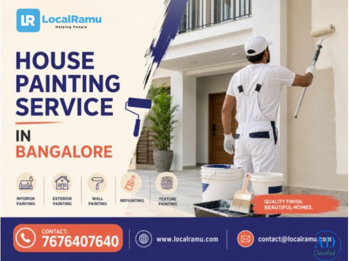 Get Your Home Painted with LocalRamu in Bangalore