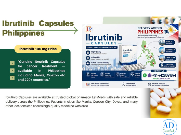 Ibrutinib Capsules Online in Philippines