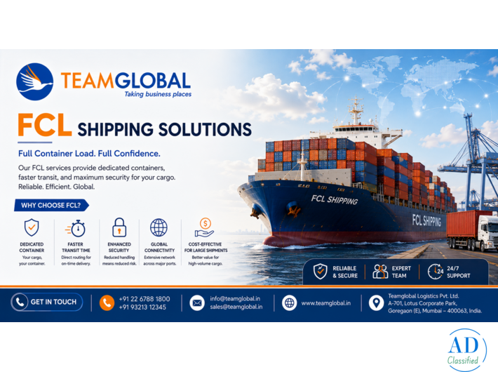 FCL Freight Forwarding in Mumbai | Teamglobal