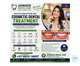 Cosmetic Dental Treatment in Ahmadabad | Jahnavee Dental Care