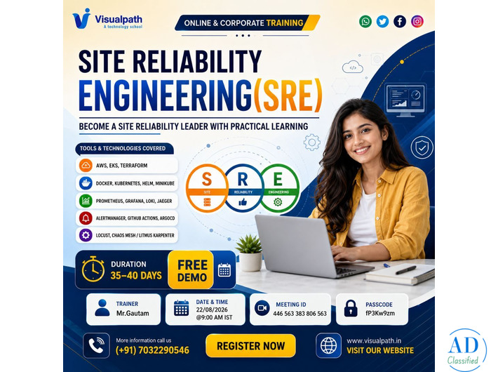 Site Reliability Engineering Course | Book Your Online Free Demo