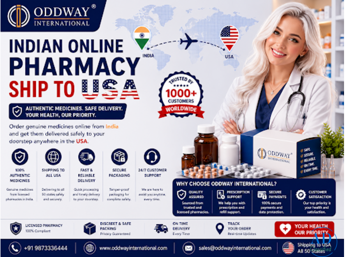 Indian Online Pharmacy Ship To USA: Wholesale Inquiry - Oddway