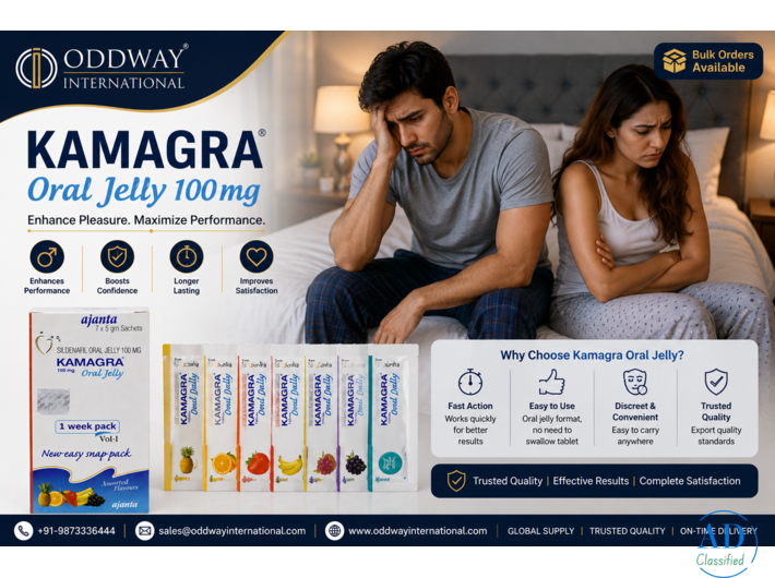 Explore Bulk Buy Kamagra Oral Jelly in USA | Oddway International