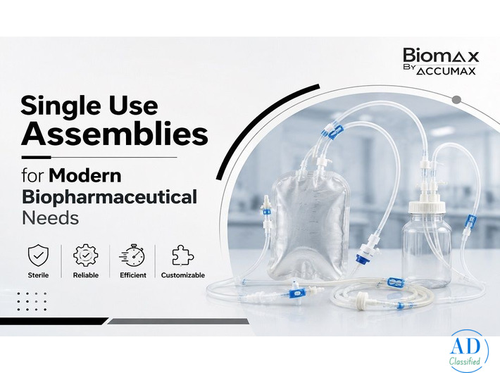 Single Use Assemblies for Modern Biopharmaceutical Needs