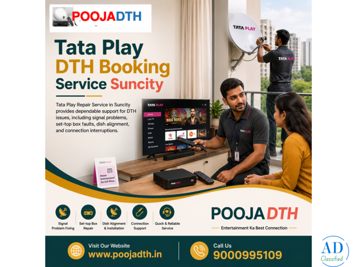 Tata Play DTH Booking Service Suncity