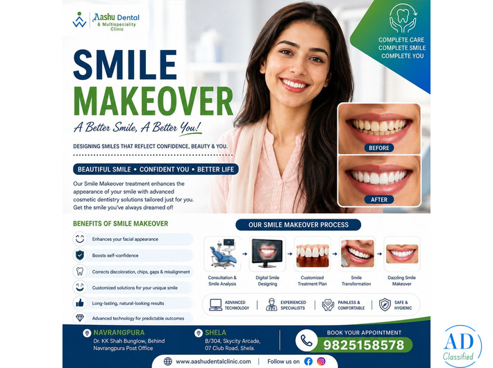 Smile Makeover Treatment in Ahmedabad | DR. Manish Shah