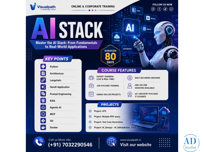 Professional AI Stack Online Training | Visualpath