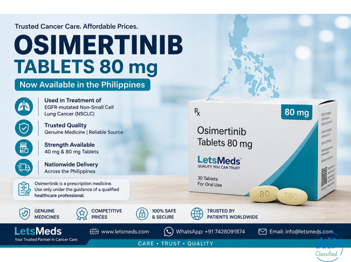 Osimertinib Tablets Availability for Patients in the Philippines