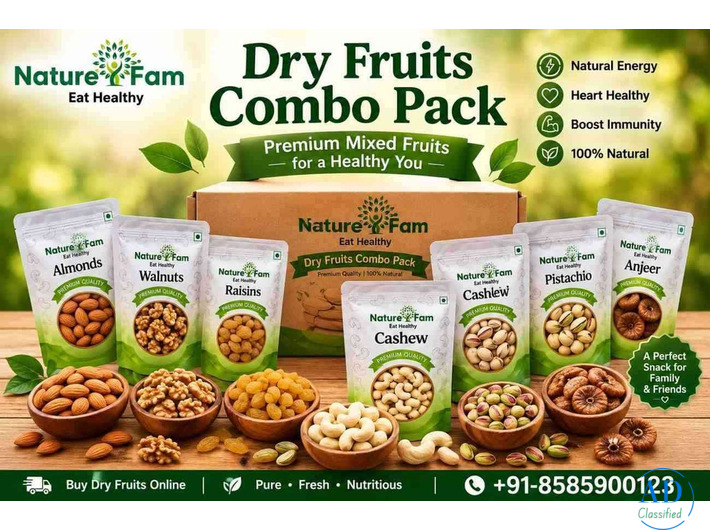 Dry Fruits Combo Pack – Premium Dry Fruits | Naturefam
