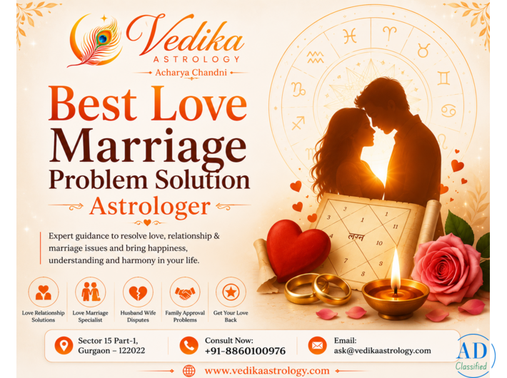 Best Love Marriage Problem Solution Astrologer – Love & Marriage Guidance