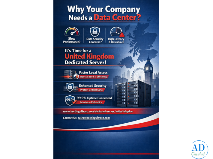 Why Your Company Needs a Data Center? | UK Dedicated Server for Enterprise Performance