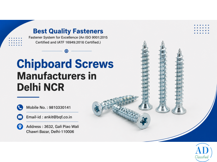 Chipboard Screws Manufacturers in delhi ncr