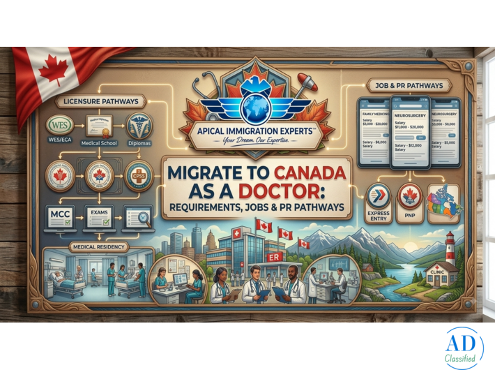 Migrate to Canada as a Doctor: Requirements, Jobs & PR Pathways